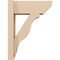 Ekena Millwork 5 1/2-in W x 12-in D x 16-in H Funston Slat Rough Cedar Woodgrain TimberThane Outlooker, Primed Tan OUTUR055X12X16FST24RCPR - alternate 3